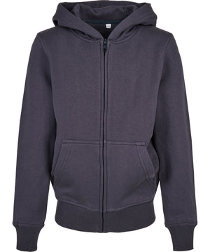 Organic kids basic zip hoodie