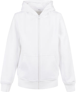 Organic kids basic zip hoodie