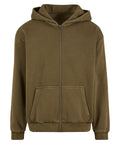 Vintage heavy zip hoodie