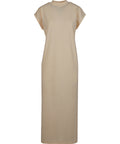  Women’s long extended shoulder dress