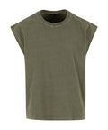 Vintage cropped heavy sleeveless tee