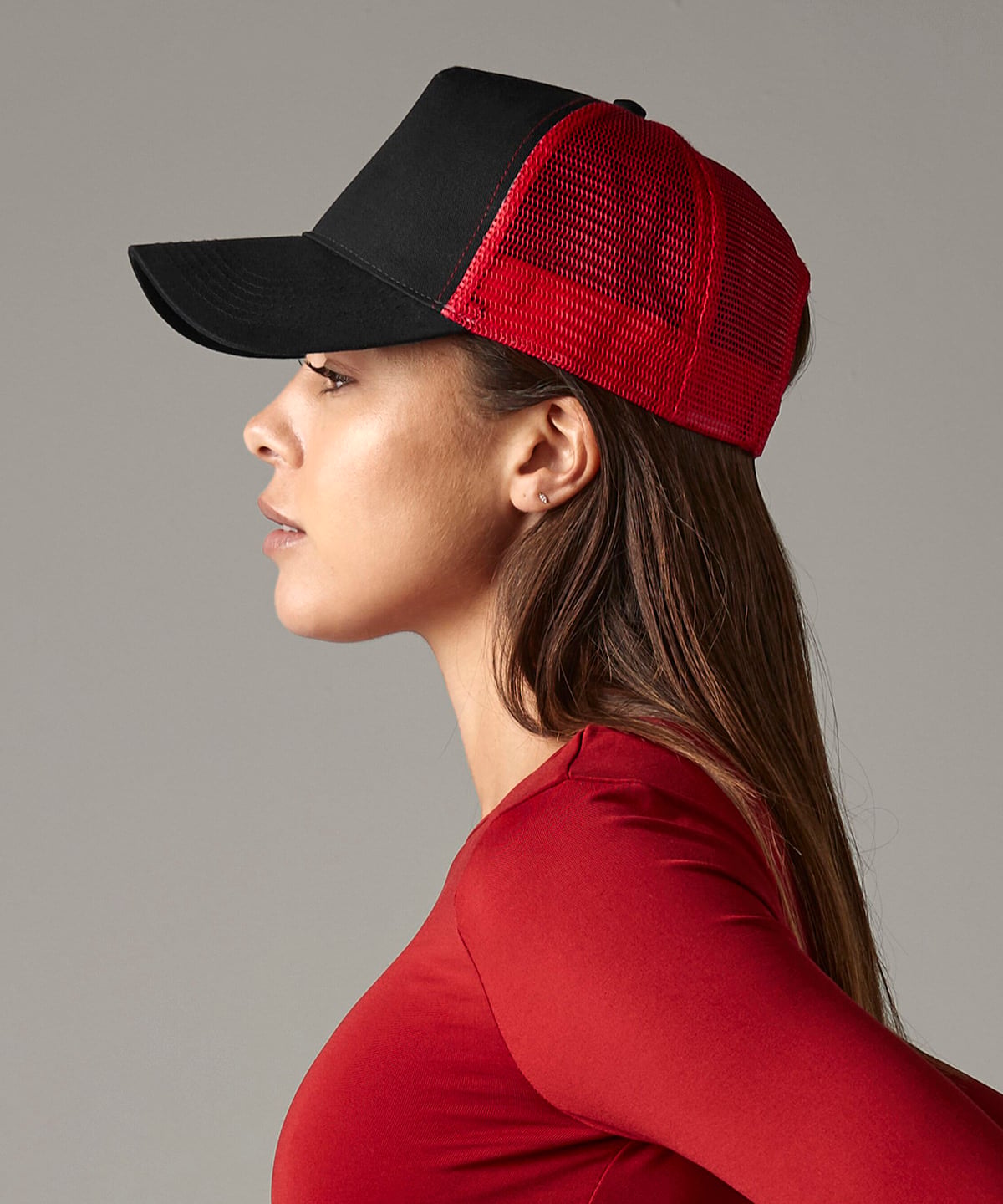 Beechfield BC640 Snapback Trucker Cap | Embroidered Trucker Caps & Branded Headwear