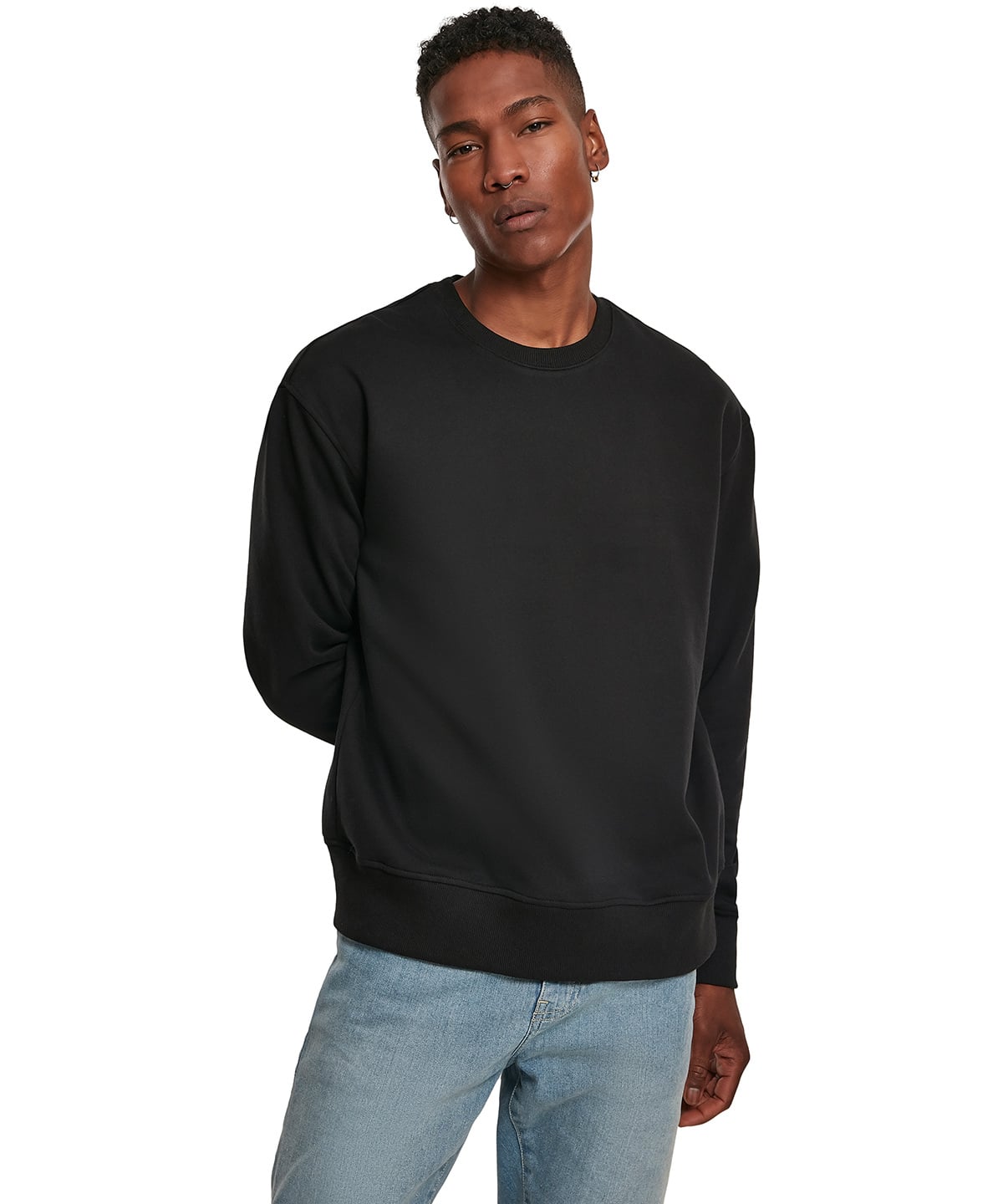 Build Your Brand BY120 Premium Oversize Crew Neck | Heavyweight Branded Sweatshirt
