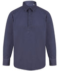 Pullover drill shirt