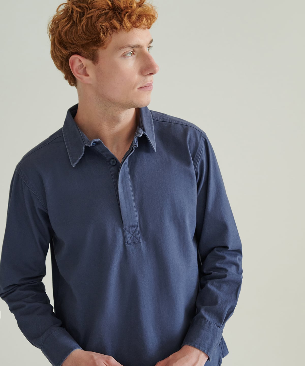 Front Row FR050 Pullover Drill Shirt | Embroidered Cotton Work Shirts