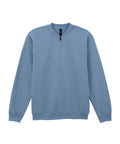 Softstyle™ midweight adult fleece 1/4-zip sweatshirt