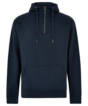 Regular fit 1/4 zip hoodie