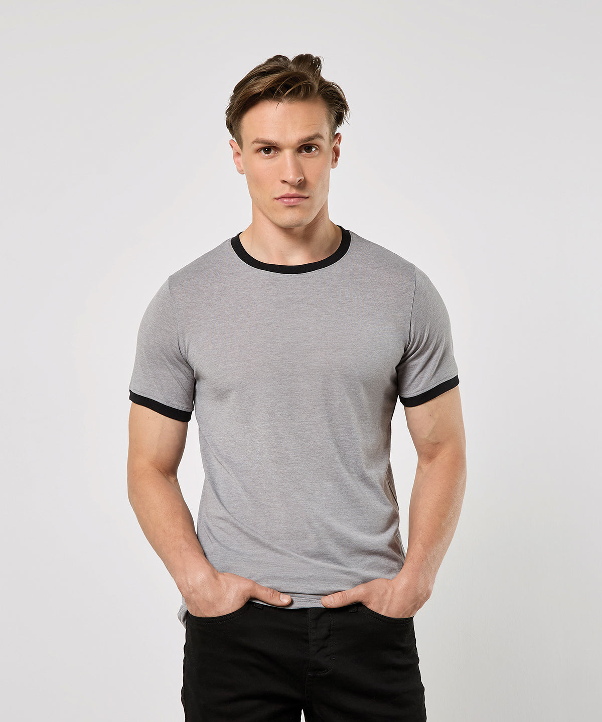 Fashion fit ringer tee