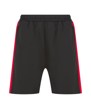 Knitted shorts with zip pockets