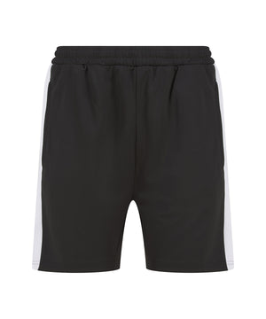 Knitted shorts with zip pockets