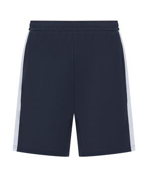 Knitted shorts with zip pockets