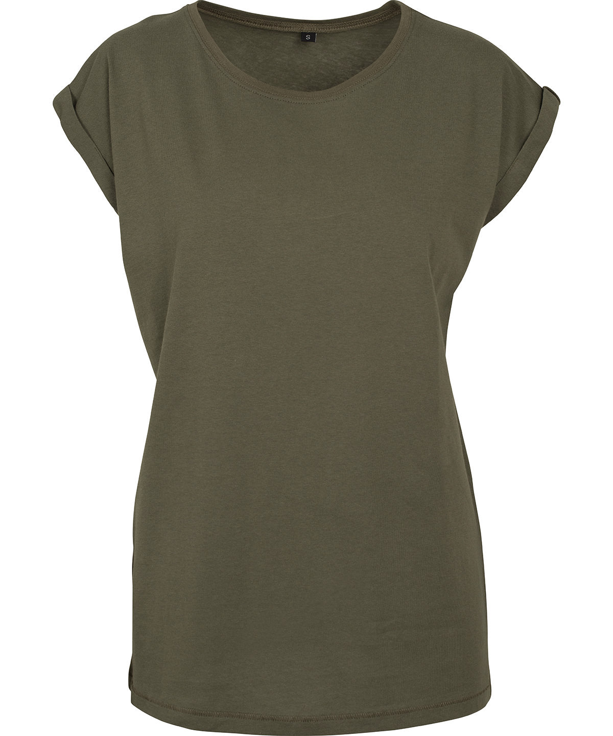 Womens regular extended shoulder tee