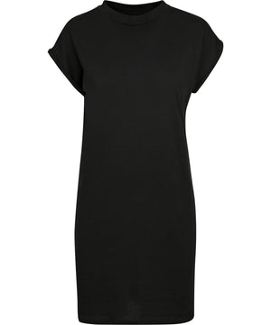 Womens extended shoulder dress