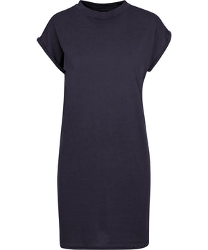 Womens extended shoulder dress