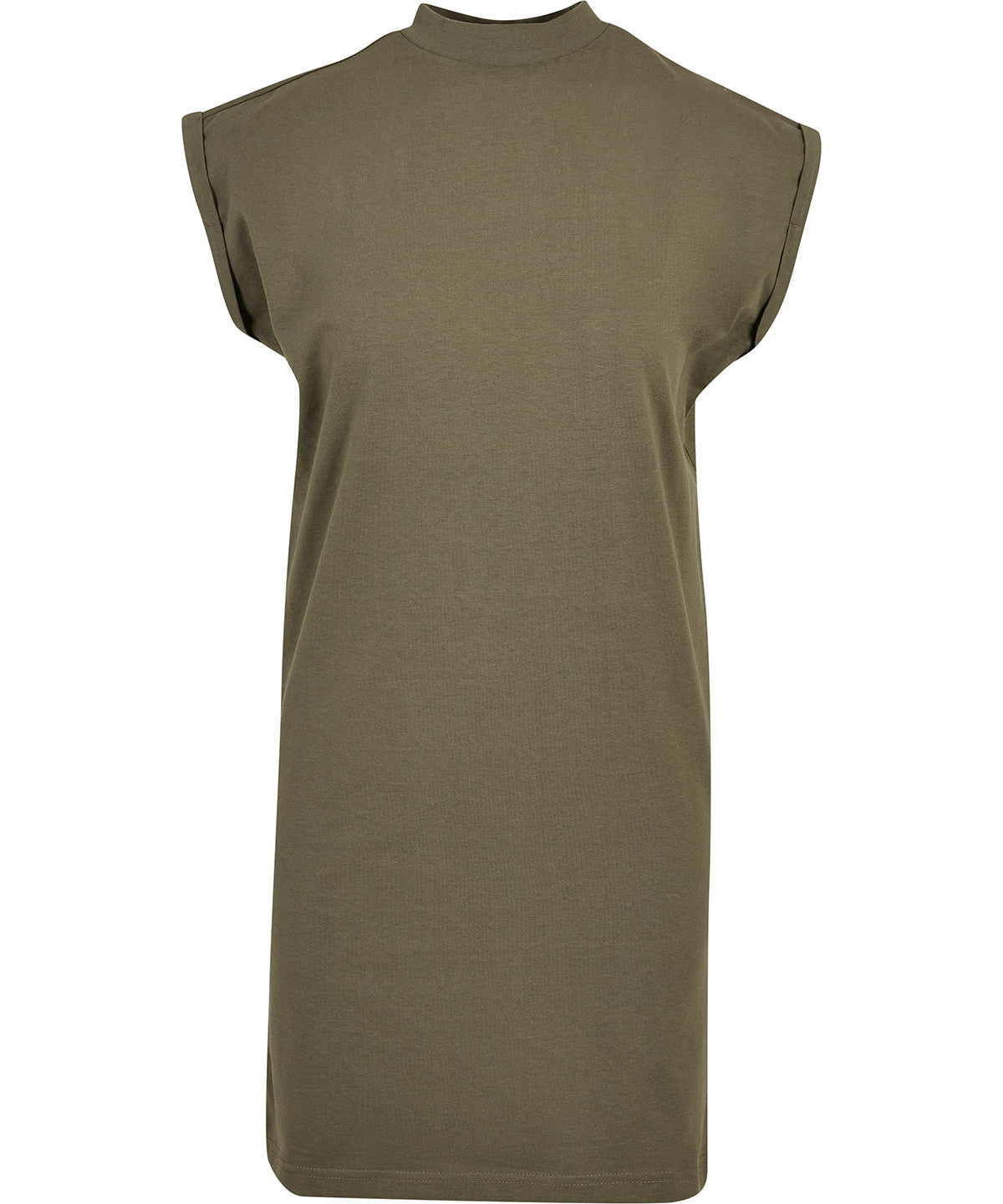 Womens extended shoulder dress