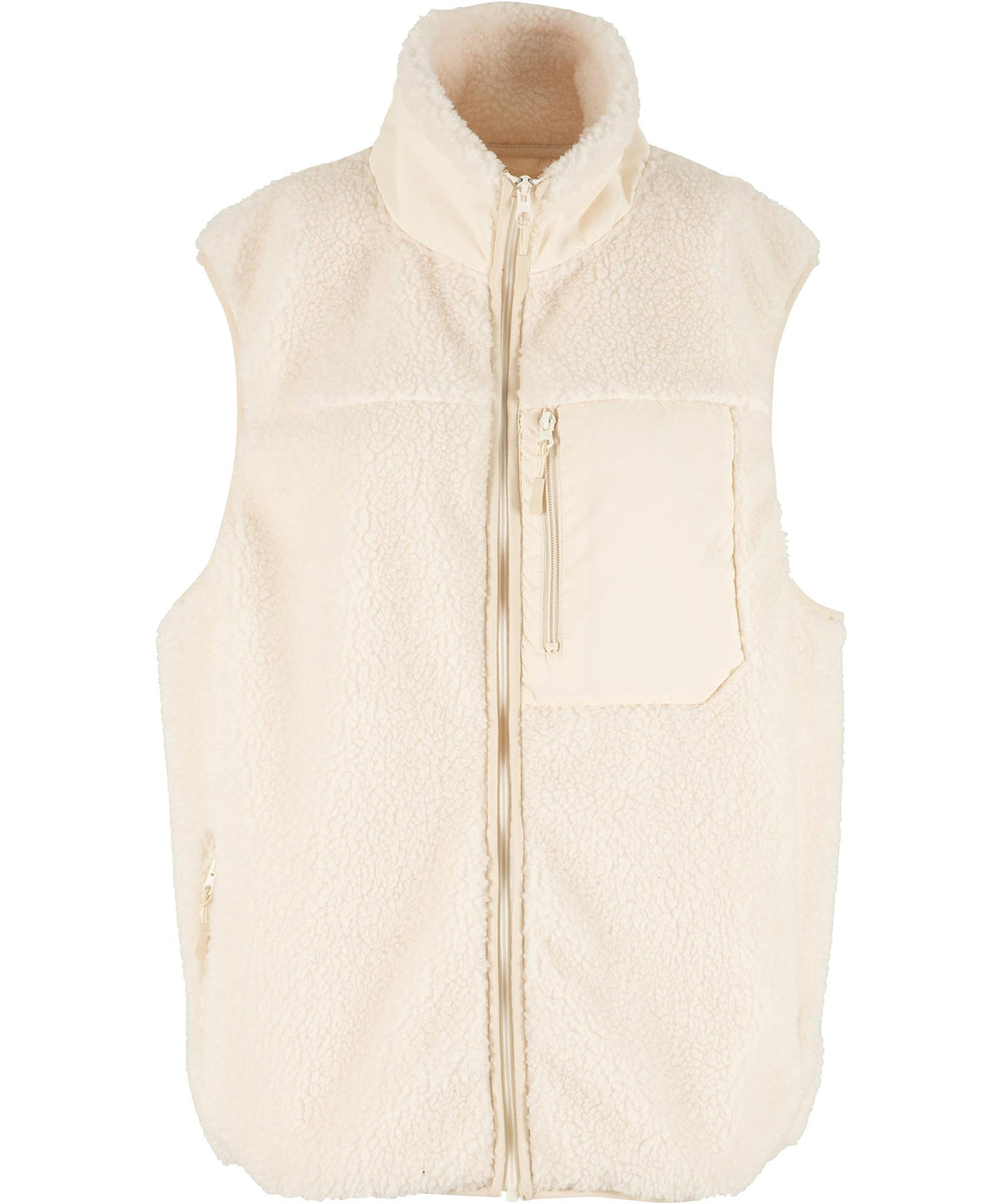 Bonded sherpa vest