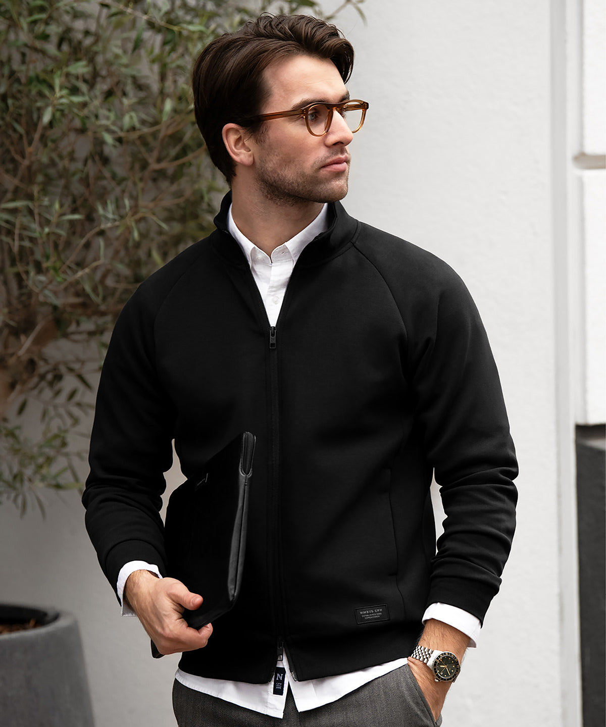 Nimbus NB95M Eaton Premium Double-Faced Sweatshirt | Corporate Zip Sweatshirt