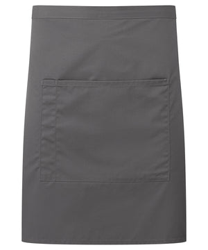 Colours collection mid-length pocket apron
