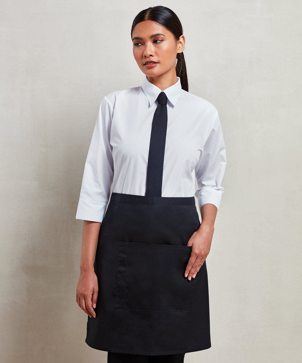Colours collection mid-length pocket apron
