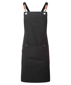 Clip n Clasp cross-back bib apron