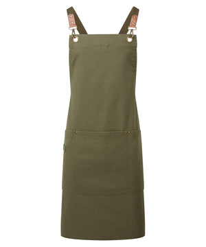 Clip n Clasp cross-back bib apron