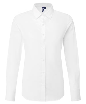 Womens long sleeve Recyclight poplin shirt