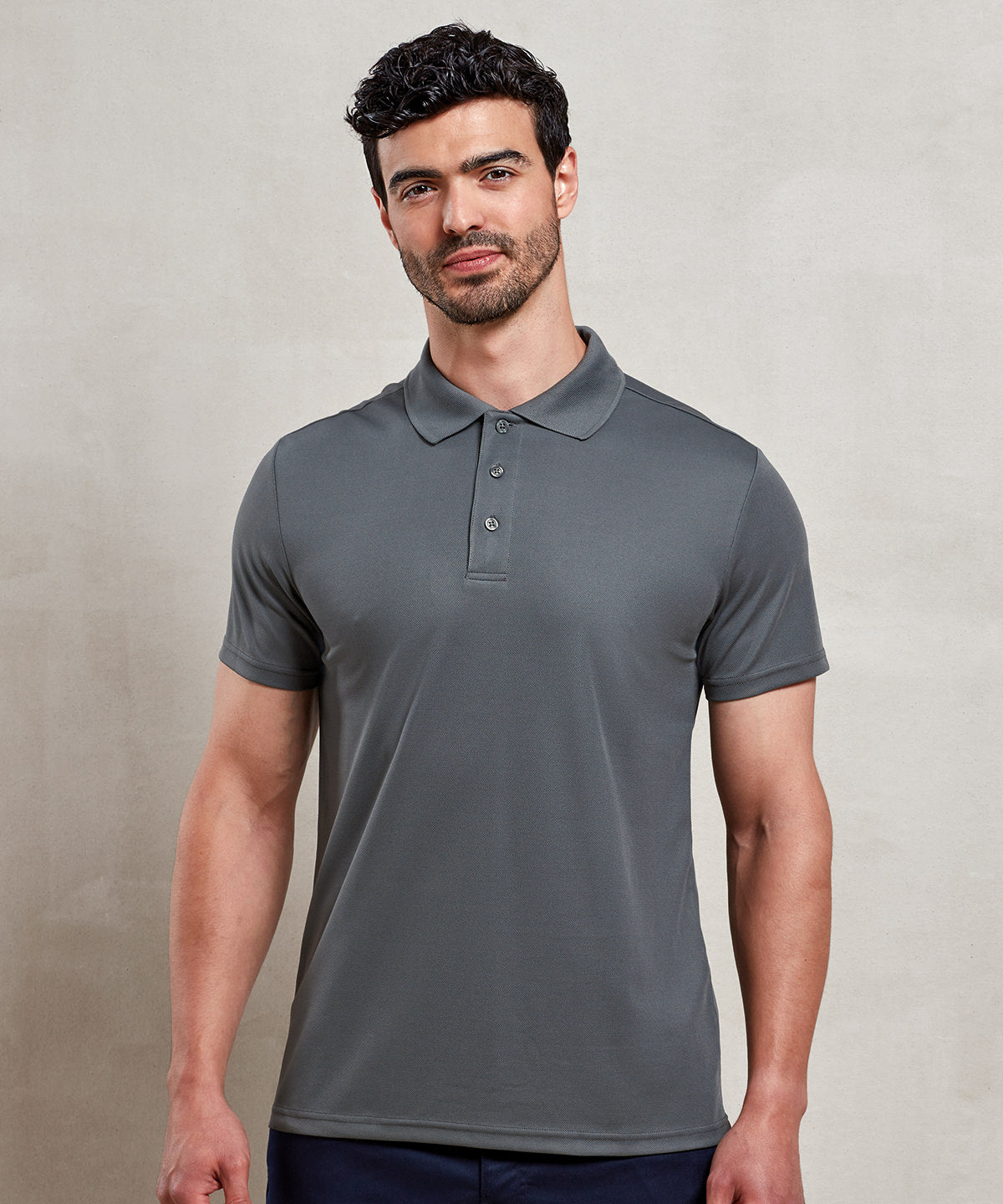Mens Spun Dyed Recycled Polo Shirt