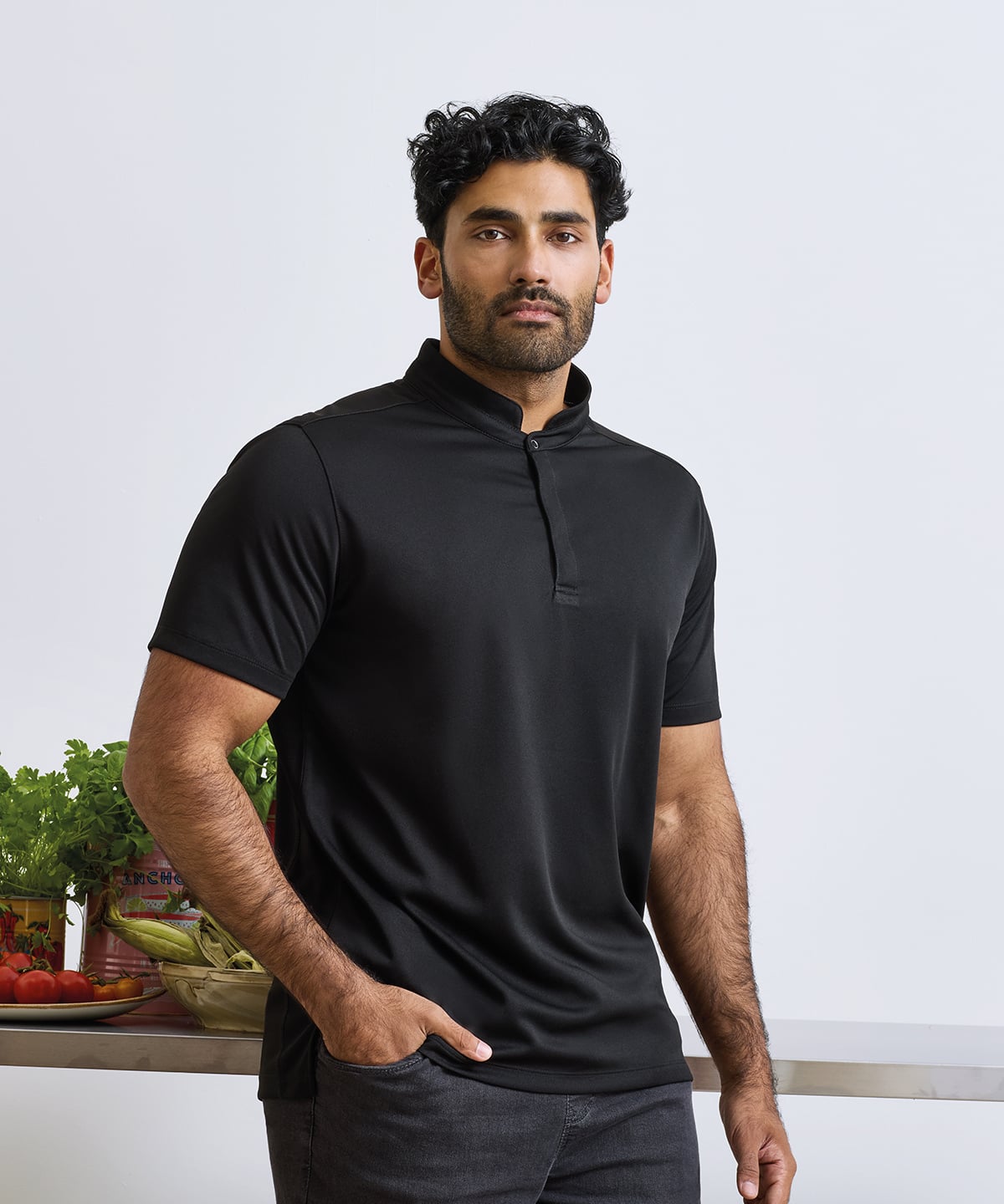 Premier PR646 Essential Coolchecker® Short Sleeve Chef's Shirt | Branded Chefwear