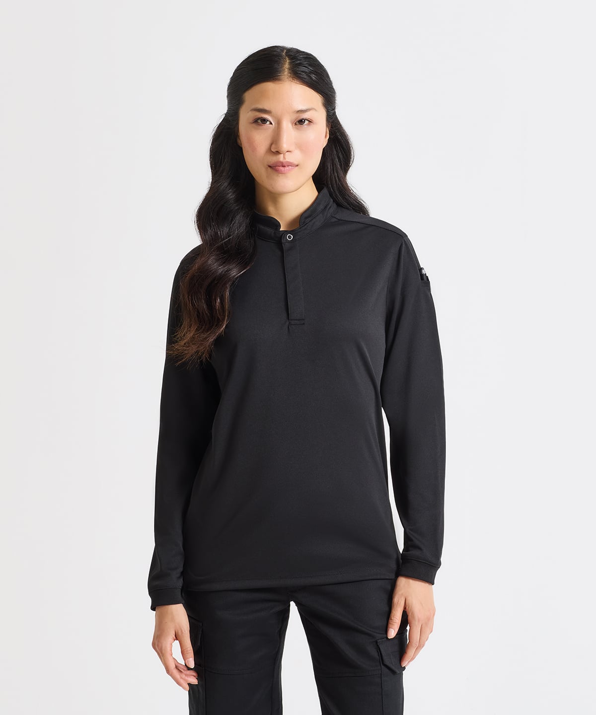 Premier PR647 Essential Coolchecker® Long Sleeve Chef's Shirt | Branded Chefwear