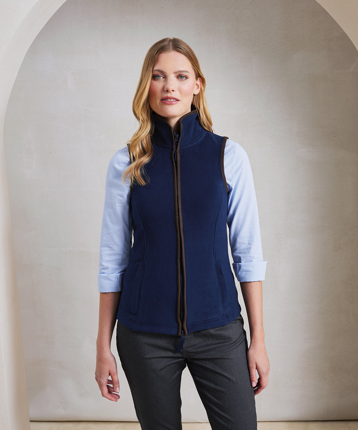 Women’s artisan fleece gilet