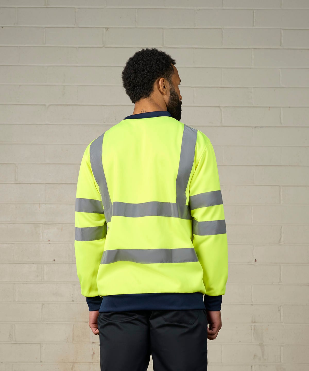 ProRTX RX730 High Visibility Sweatshirt | Embroidered Hi-Vis Workwear Sweatshirt