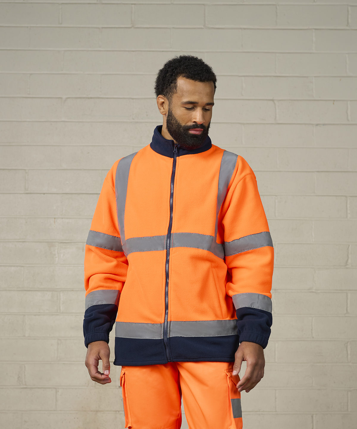 ProRTX RX750 High Visibility Full Zip Fleece | Embroidered Hi-Vis Workwear