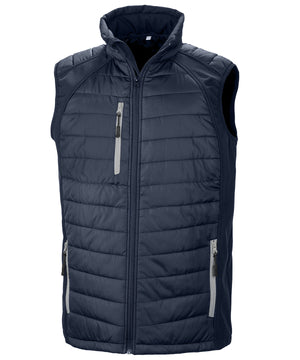 Compass padded softshell gilet 