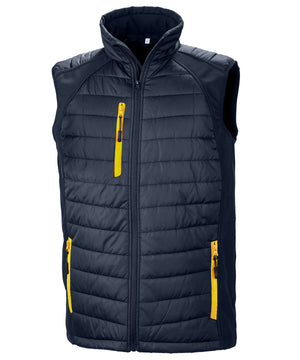 Compass padded softshell gilet 