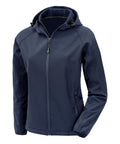 Women’s recycled 3-layer printable hooded softshell