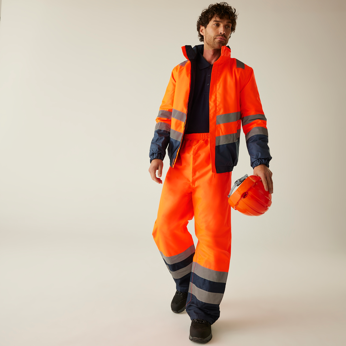 Regatta Hi-Vis Pro Classic Bomber Jacket (RG452) | Class 2 Waterproof Insulated Bomber