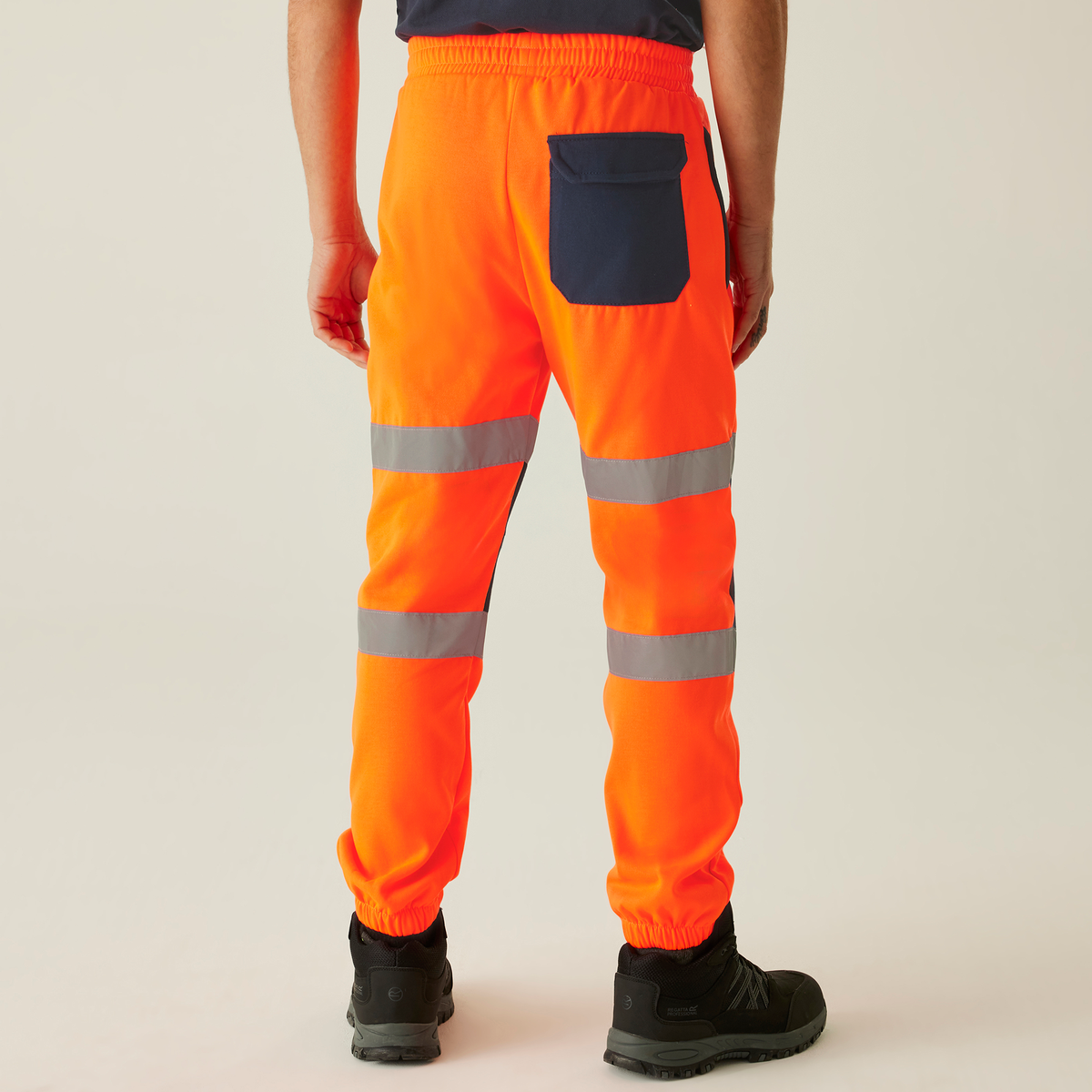 Regatta Hi-Vis Pro Joggers (RG459) | Class 1 Hi-Vis Joggers with Cordura Knees