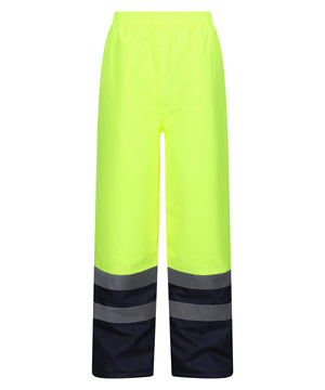 Pro hi-vis insulated overtrousers
