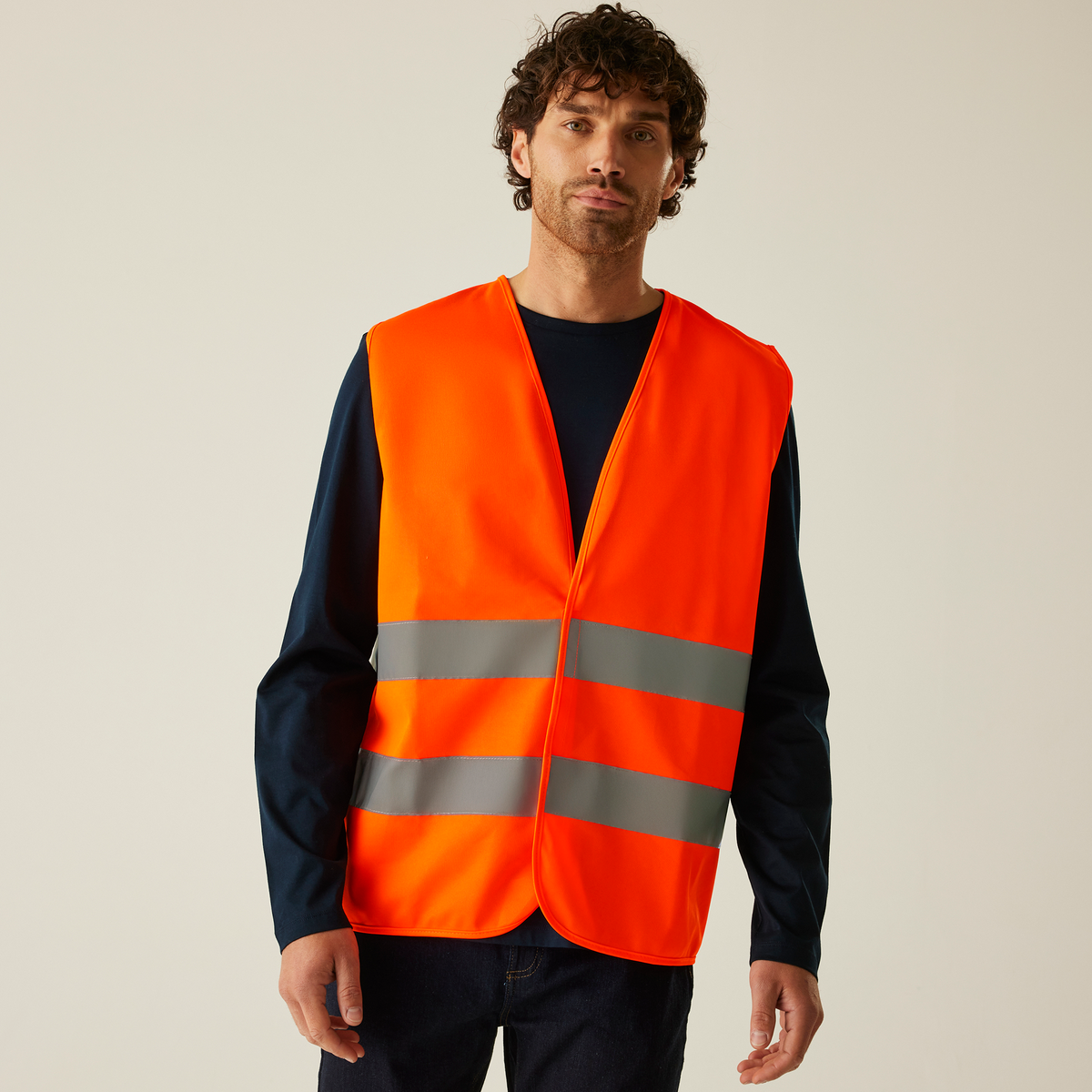 Regatta Hi-Vis Pro Two-Band Easy Print Vest (RG471) | Class 2 Printable Hi-Vis Vest