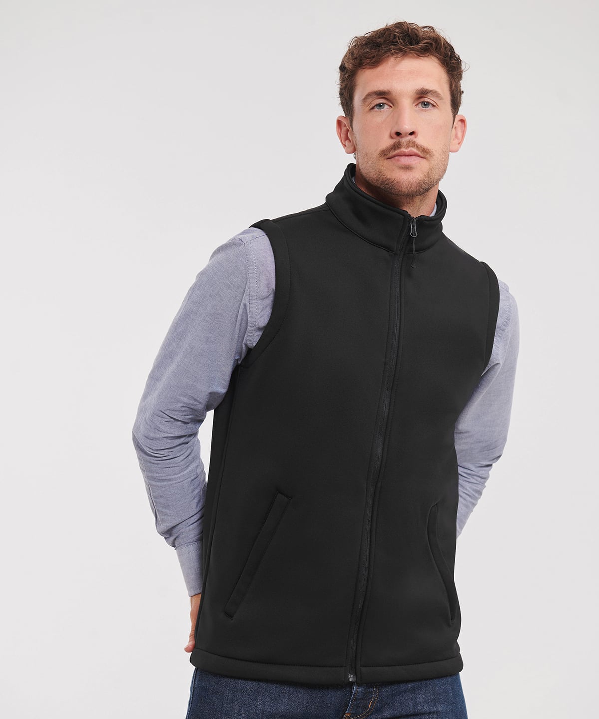Russell J041M Smart Softshell Gilet | Premium Embroidered Corporate Bodywarmer