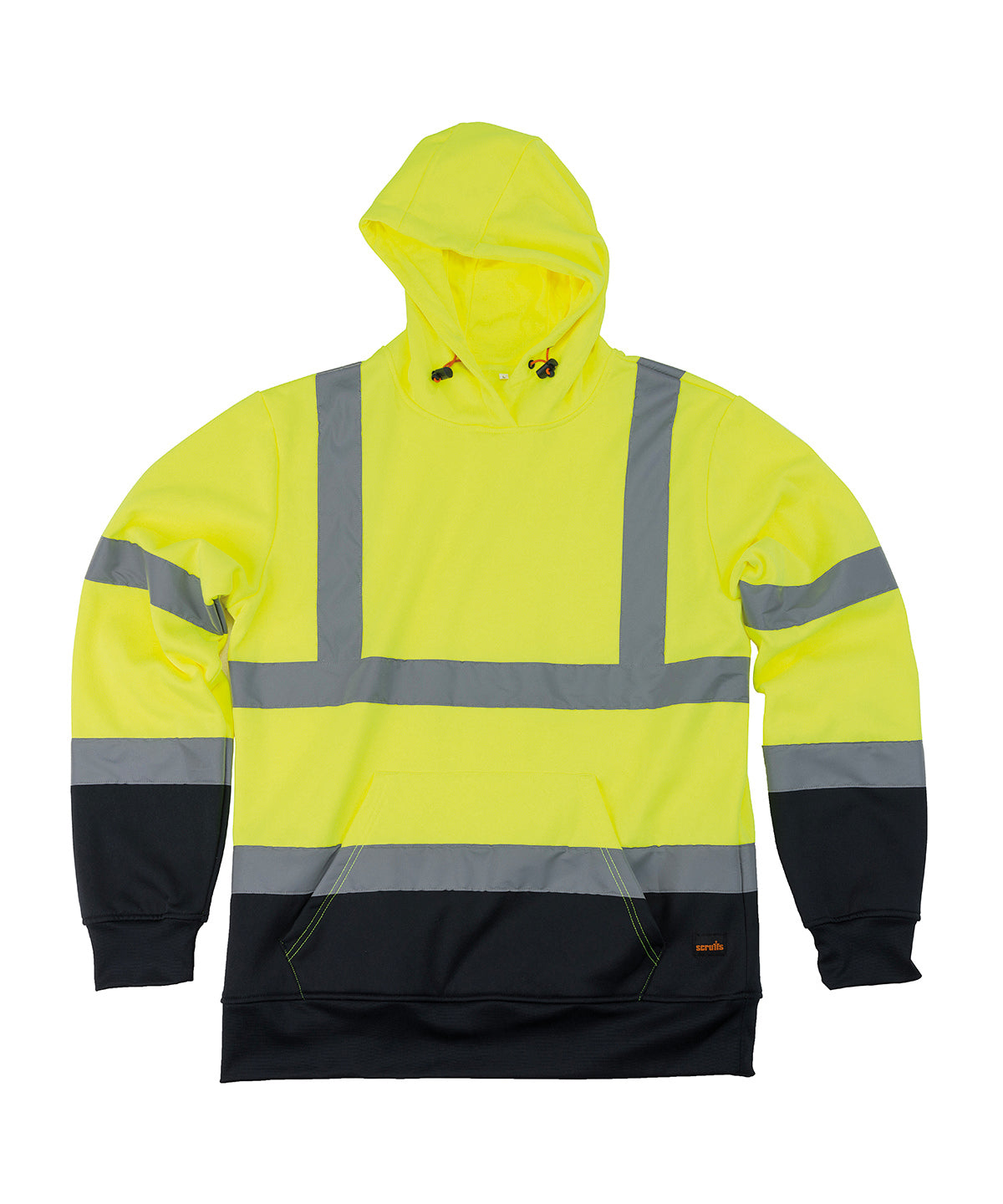 Scruffs High-Visibility Hoodie SH092 in Yellow/Navy