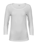 Women’s stretch 3/4-sleeve tee (460)