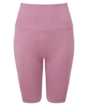 Womens TriDri® ribbed seamless '3D Fit' cycle shorts