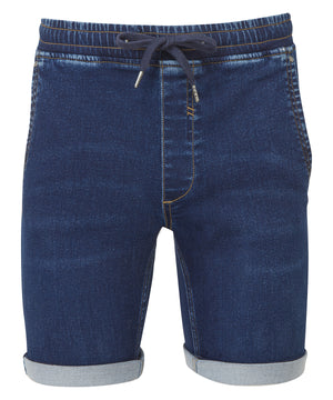 Men’s denim drawstring shorts