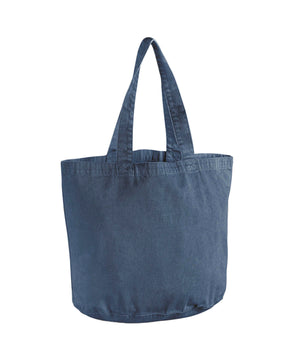 Garment-dyed shopper