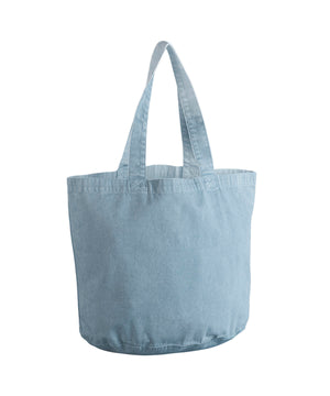 Garment-dyed shopper