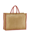 Natural starched jute market shopper