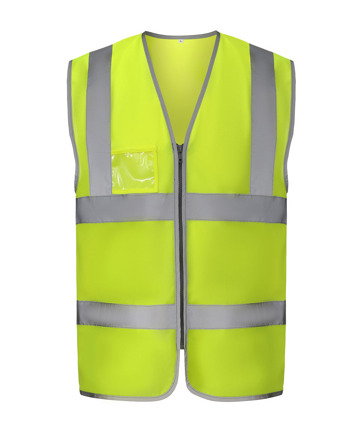 Hi-vis zip ID reflective border waistcoat (HVW103)