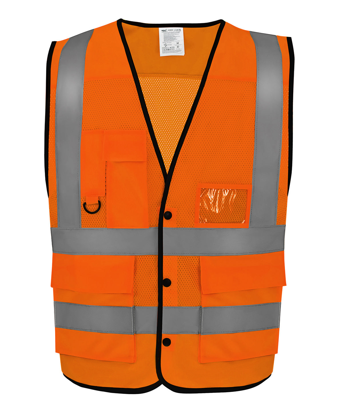 Hi-vis superior open mesh button waistcoat (HVW860)