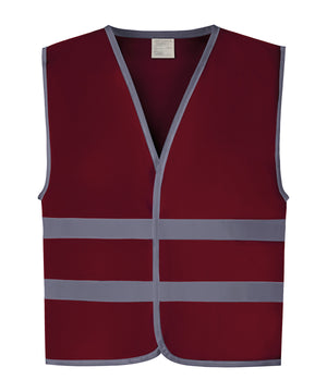 Hi-vis reflective border kids waistcoat (HVW102CH)